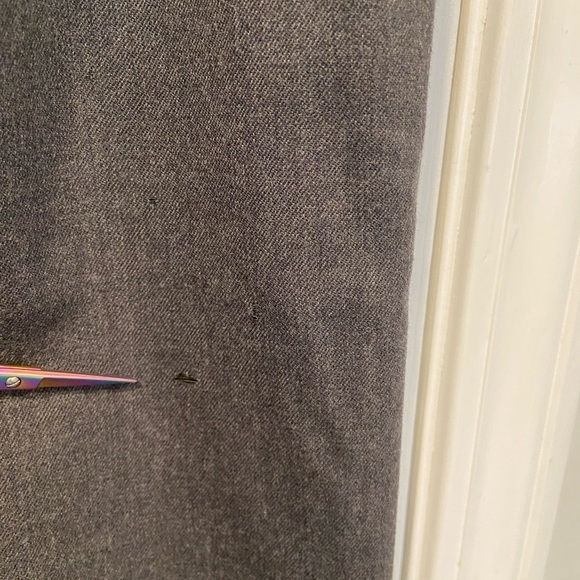 L.L. Bean Size 14 Gray Pleated Front Zip Up Wool Lined Dress Pants Trousers - Picture 2 of 12